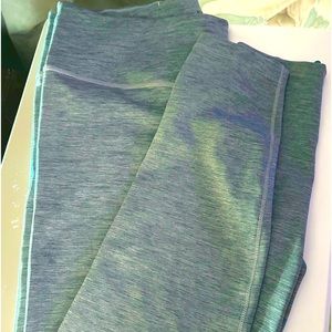 Nike ladies leggings in pale blue size XL.